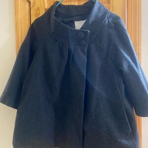 Classic swing coat 3/4 sleeve
